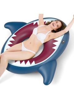 Inflatable Shark Pool Float Shark Floaties Water Fun Summer Beach Swimming Pool Tube Inflatables Ride On Pool Party Raft Lounge Toys For Kids Adults - pzsku/Z2FFAF2949EBFAD6F16A0Z/45/_/1688537054/982210b7-b89b-4be3-8d3a-b0ab09088780