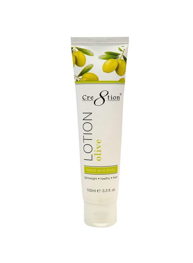 Cre8tion Spa Hand & Body Lotion Nourishing Skin Lotion Moisturizer From Dryness And Flaking 100 Ml/Fl. 3.3 Oz (Olive) - Image 1