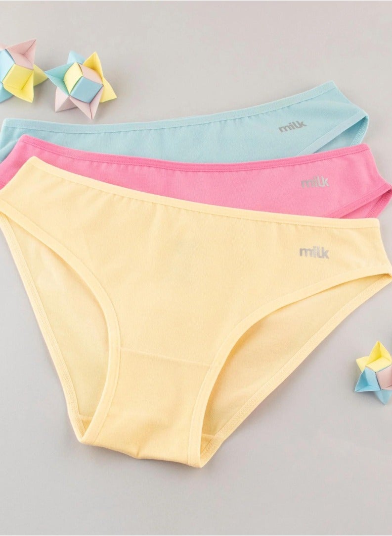 Basics® Women Briefs Bundle of 3 Basic Colored Briefs