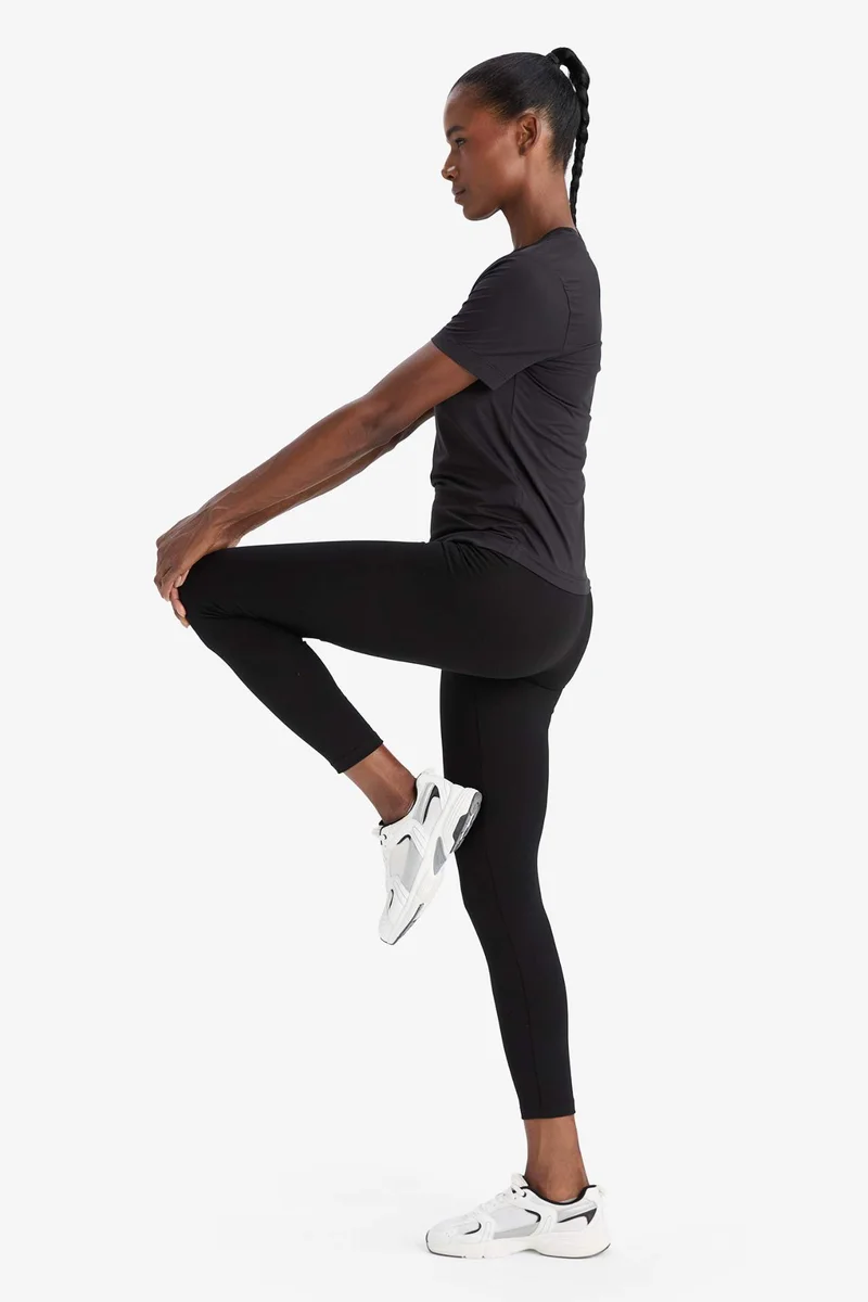 Defacto  DeFactoFit Slogan Printed Sports Leggings for Women | Best Price UAE