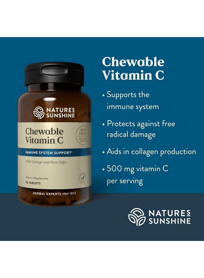 Nature's Sunshine Chewable Vitamin C 250mg 90 Tablets - Image 4
