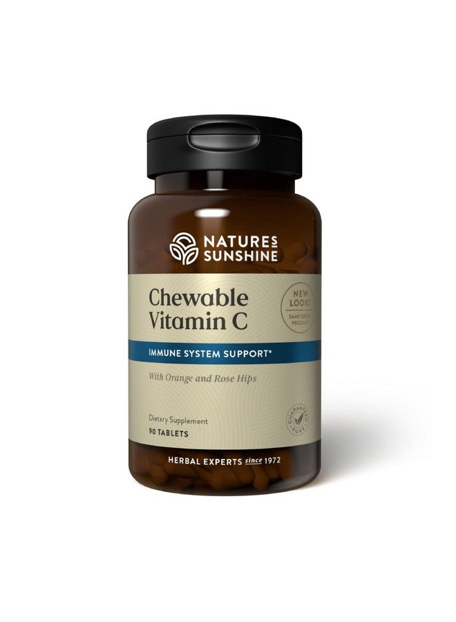 Nature's Sunshine Chewable Vitamin C 250mg 90 Tablets - Image 1
