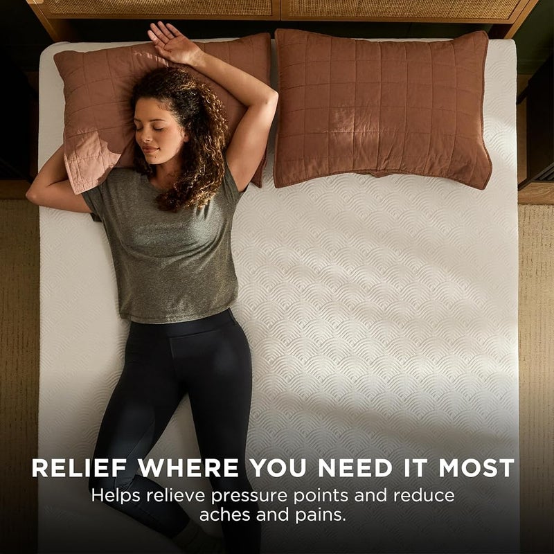 تيمبور-بيديك وسادة نوم TEMPUR-PEDIC Tempur-Cloud بسمك 2 بوصة، مقاس كامل، أبيض - Image 5