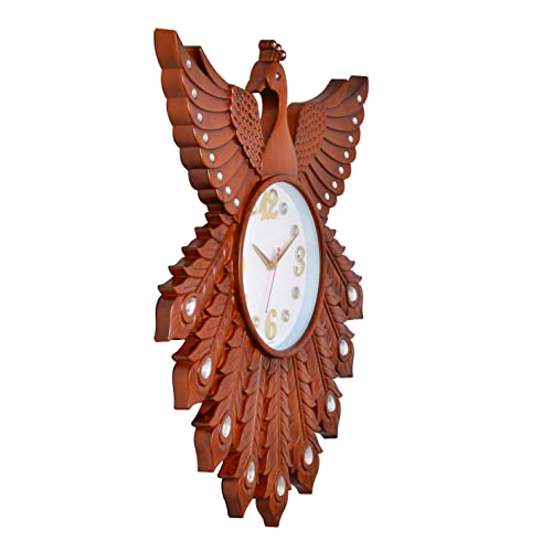 Harbour Analog Latest Stylish New Models Wall Clock for Home Living Room Hall Bedroom (Size Height 58 CM X Width 48 CM)- Home Decor Big Size Wall Clock Mz 921 LBH 5 - Image 3