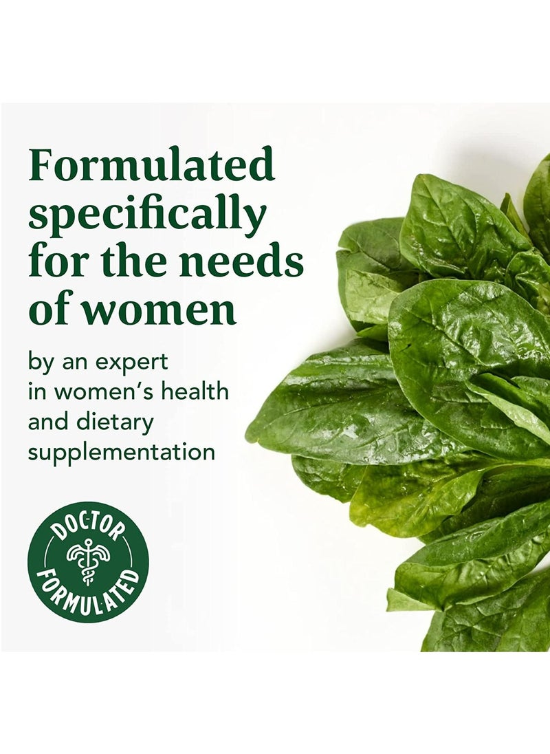 MegaFood MegaFood Women's Multivitamin - Multivitamin Supplement with Iron, Biotin, Zinc, and Vitamins C, D3, B12, E, and More - Gluten-Free, Vegetarian & Made without Dairy & Soy - 60 Tabs (30 Servings)  - Image 5