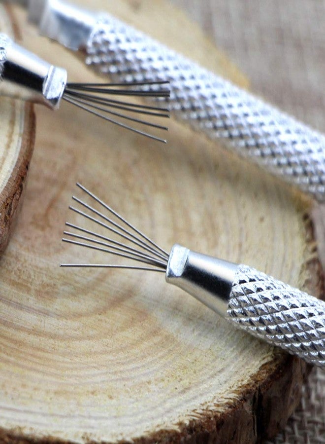ACKLLR 12 Pack Sculpture Pottery Molding Scraper Cutter with Clay Ceramic Needle and Feather Wire Texture Detail Tools Crafts for Sculpting Texturing Modeling - Image 4