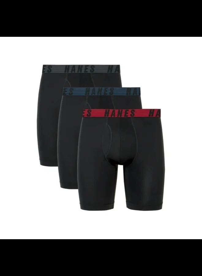 Hanes MTSPL3 Long Leg Boxer Mens Hanes P3 MRL Moves NS TSP