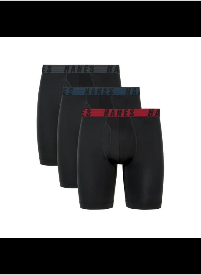 Hanes MTSPL3 Long Leg Boxer Mens Hanes P3 MRL Moves NS TSP  - Image 2