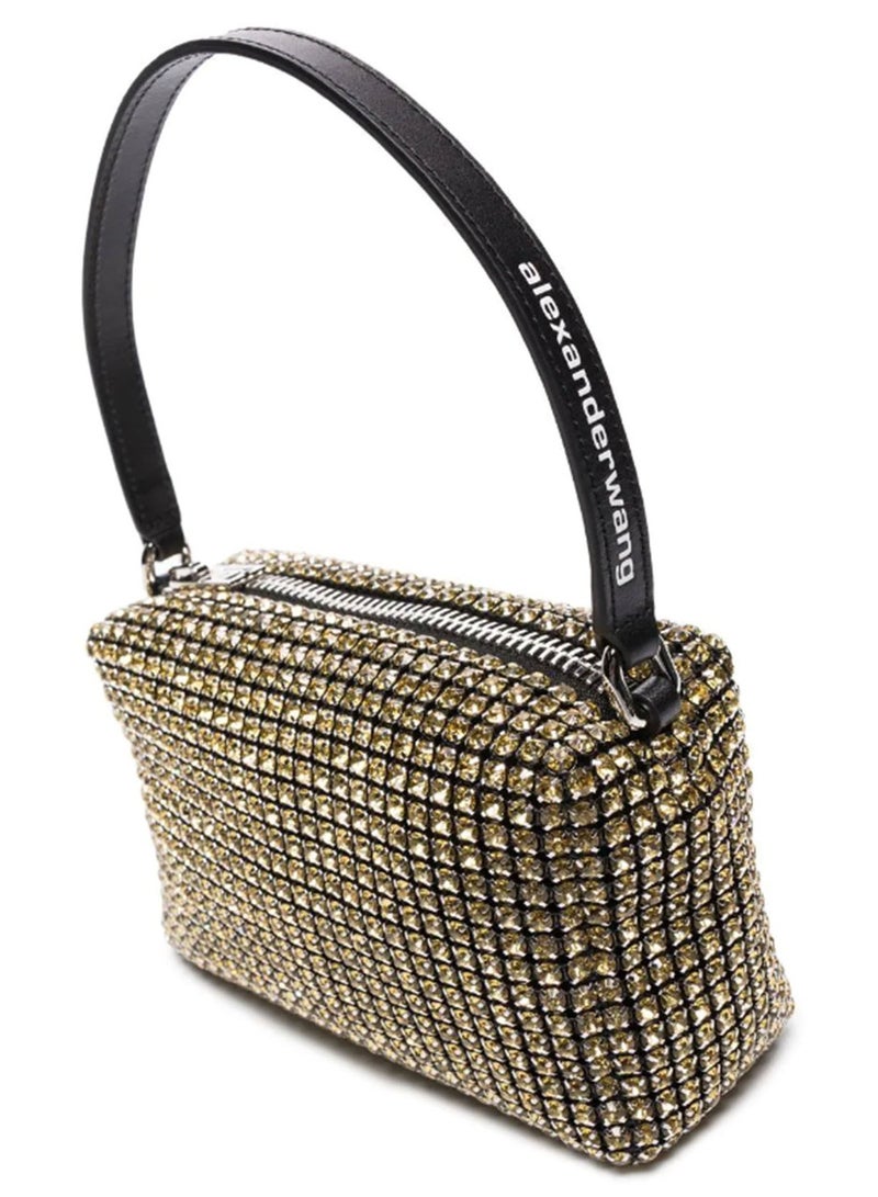 ALEXANDER WANG Borsa Heiress  Wang in tessuto con strass - Image 4