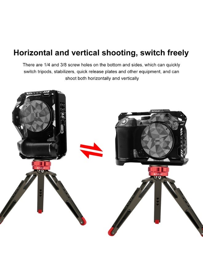 بولوز Puluz ينطبق على كانون إيوس R7 كاميرا سبائك الألومنيوم إطار الحماية - Image 5