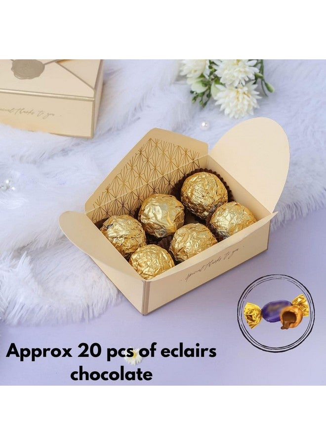 Satyam Kraft SATYAM KRAFT 10 Pcs Small Decorative Folding Storage Paper Box For Return Gift, Boxes, Engagement, Dry Fruits Gifting & Wedding Invitations (Pack Of 10) (Light Pink) - Image 5