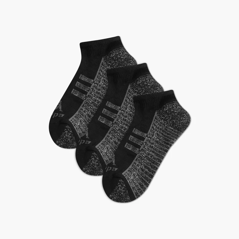 Kappa Set of 3 - Kappa Striped Ankle Length Half Terry Socks