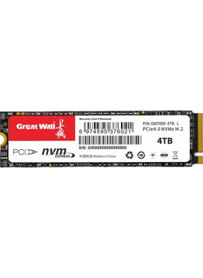 Great Wall 4Tb Ssd, M.2 Interface (Nvme Protocol), Pcie 4.0 X4, Read Speed Up To 7300Mb/S, Gw7000 Series - Image 2