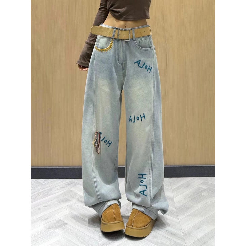 Unisex Casual Daily Denim Jeans - Image 1