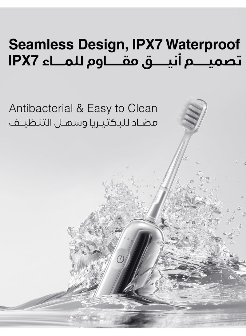 Laifen Laifen Wave Electric Toothbrush, Oscillation & Vibration Sonic Electric Toothbrush with 3 Brush Heads - Image 5