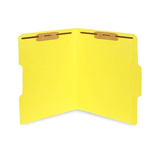 Blue Summit Supplies 50 Assorted Color Fastener File Folders - 1/3 Cut Reinforced Tab - Durable 2 Prongs Bonded Fastener Designed to Organize Standard Medical Files, Law Client Files, Office Reports - Letter Size - Image 4