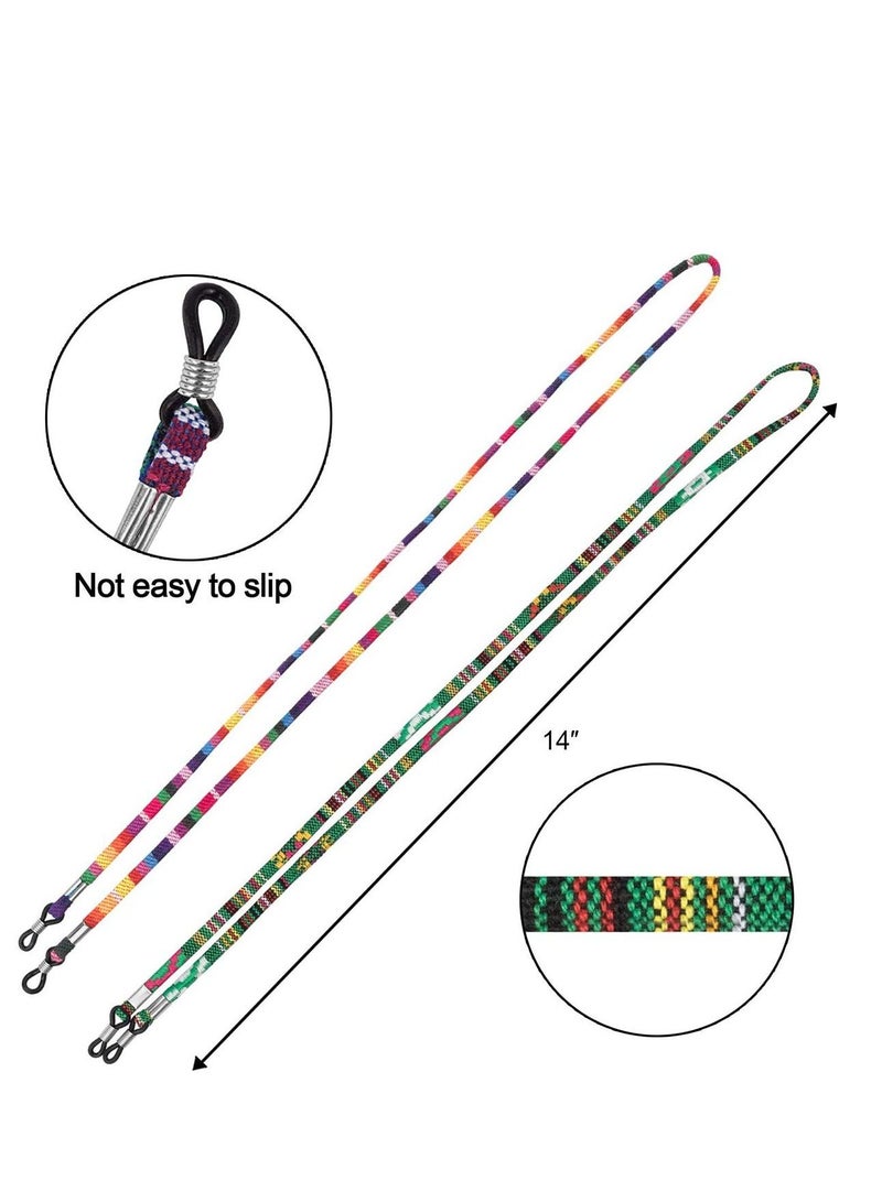 SYOSI Glasses Strap Eyewear Retainer Sunglass Straps Eyeglass Holder Strap Glass Cord Lanyard Unisex Safety Glasses String Eye Glasses String Chain  - Image 2