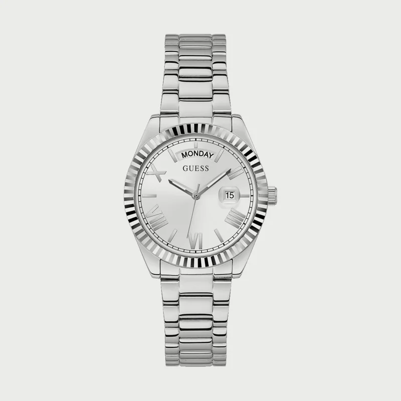 جس Silver Analog Watch for Women