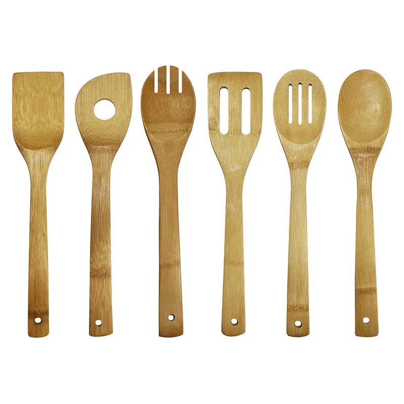 Oceanstar Bamboo Cooking Utensil Set 6Piece