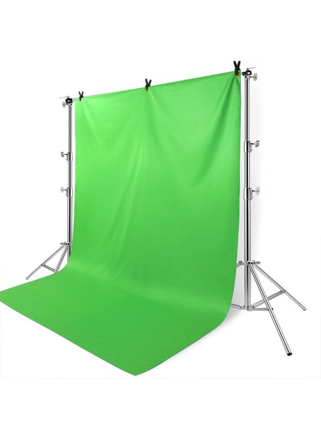 AMBITFUL Ambitful Thickened 2*3 Meter Green Screen Chroma Key Cloth, Photography Backdrop, Id Photo Shooting, Solid Color Background, Stand, Blue Cloth - Image 3