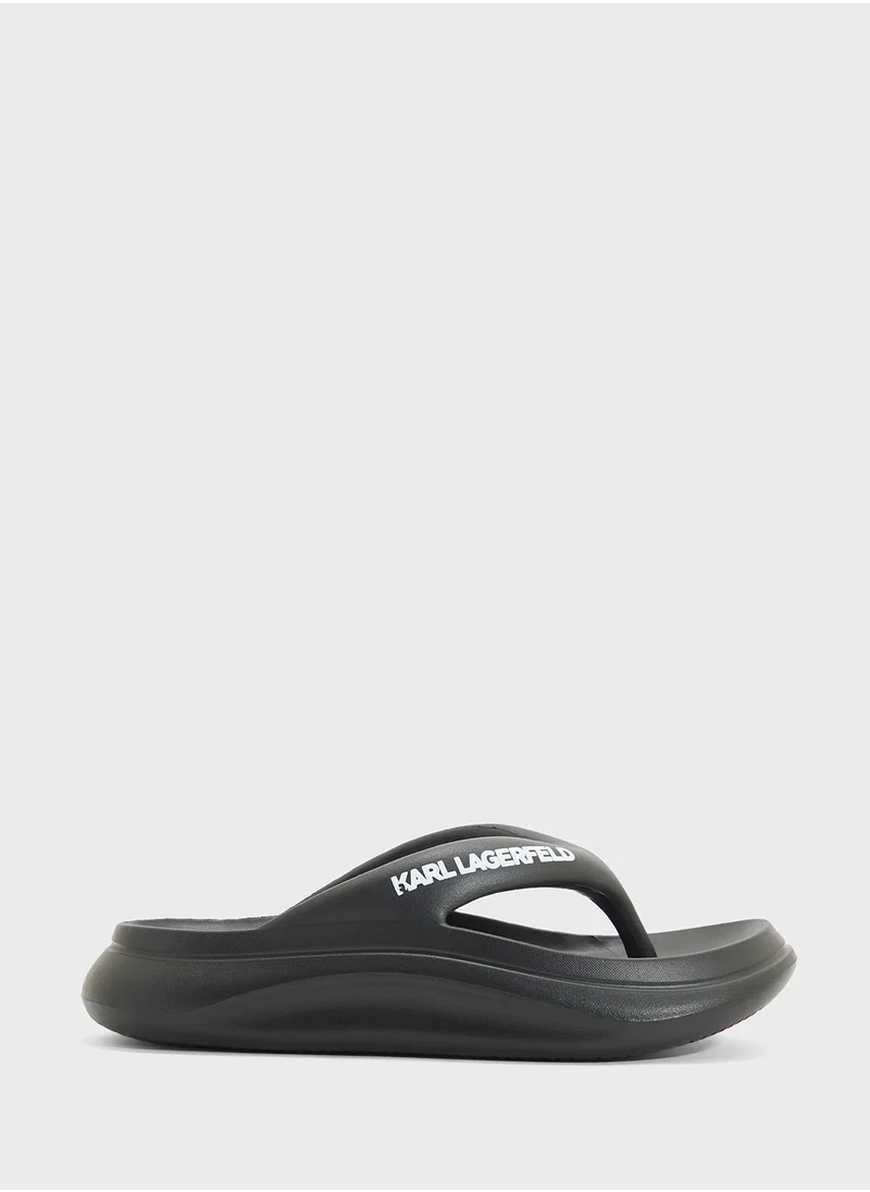 كارل لاغرفيلد Skoona Ii Hotel Karl Thong Flip Flops
