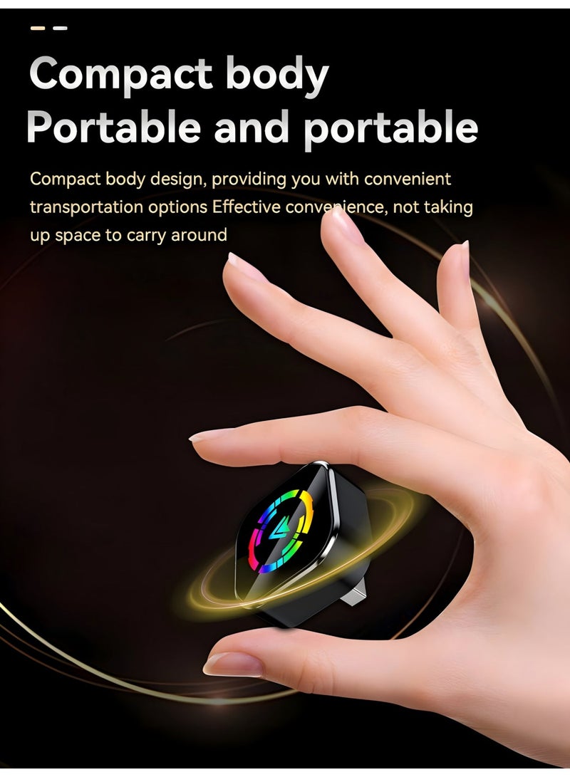 Closeli CarPlay Wireless Adapter, 2-in-1 CarPlay & Android Auto Dongle, Wired to Wireless Converter, Plug and Play USB-A Type-C, Stable Bluetooth 5.0 WiFi, Compact Mini Design, Online OTA Upgrade - Image 3