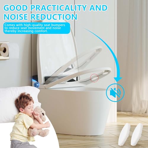 DZQPPC Toilet Seat Bumper for Kohler 1133070 1236365 Replacement Parts Set of 4 - Image 3