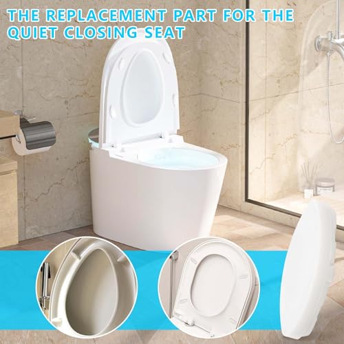 DZQPPC Toilet Seat Bumper for Kohler 1133070 1236365 Replacement Parts Set of 4 - Image 5