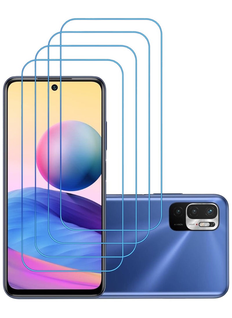 ACLIX 4 Pieces Antistatic ESD Dustproof Premium Quality High Definition Clear Tempered Glass Screen Protector Designed For Xiaomi Redmi Note 10 5G - Image 1