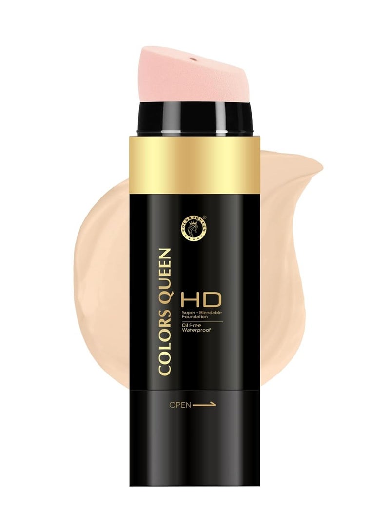 COLORS QUEEN HD Super Blendable Oil Free Matte Finish Waterproof Full Coverage Foundation Ivory - Image 1