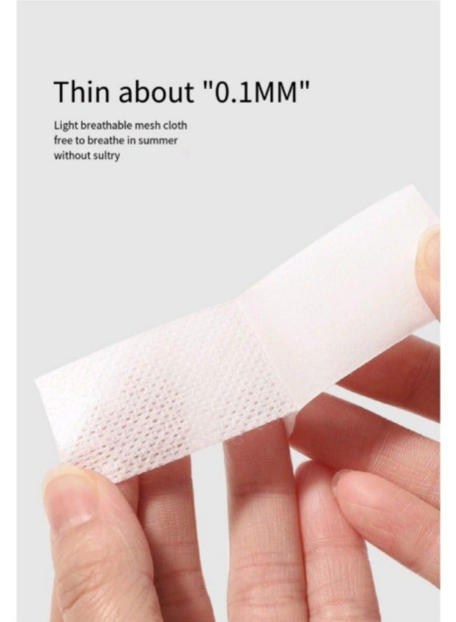 Generic 3 Rolls Of Disposable Self-Adhesive Collar Stickers Invisible Collar Protection Anti-Sweat Stickers Hat Inner Brim Sweat-Absorbing Stickers Heel Stickers  - Image 4