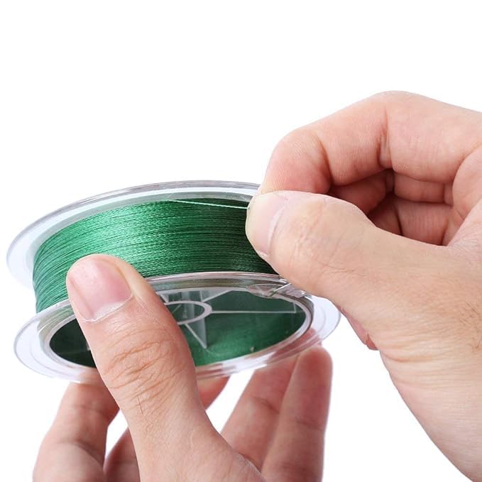 SKINPLUS Super Strong Fishing Line, 100m Diameter 0.52mm 48.7LB Nylon Fishing Accessories, Fishing Soft and Durable (Green, Maximum Pulling Force 22 KG) - Image 3
