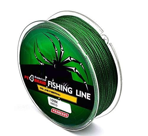 SKINPLUS Super Strong Fishing Line, 100m Diameter 0.52mm 48.7LB Nylon Fishing Accessories, Fishing Soft and Durable (Green, Maximum Pulling Force 22 KG) - Image 5