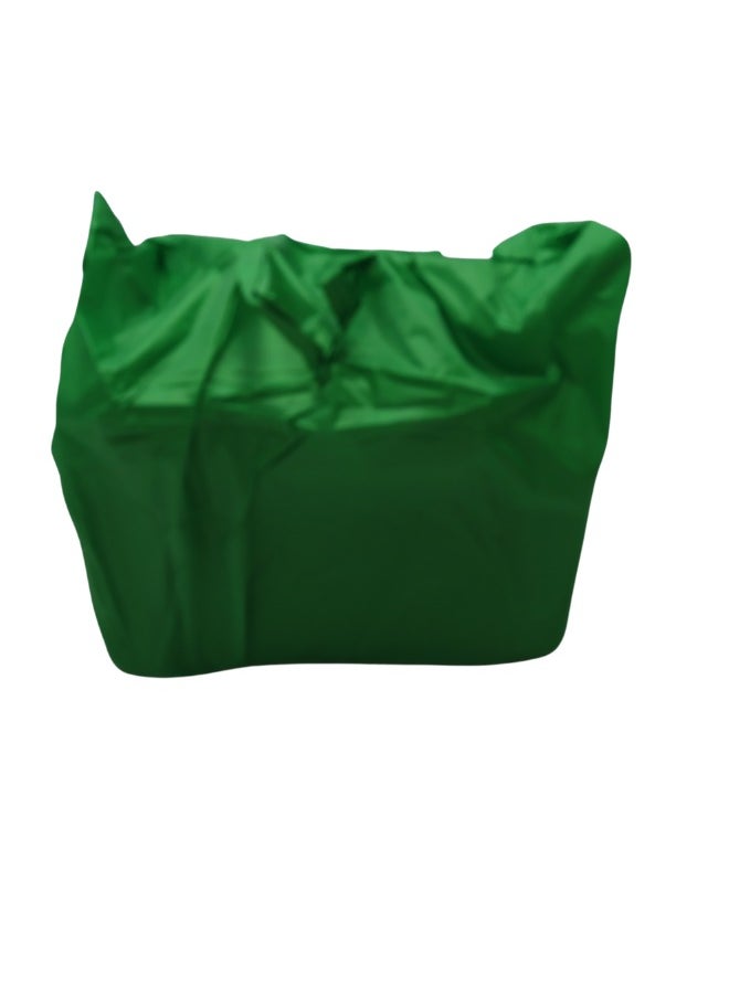 SMART HOME - 2 in 1 Sofa Bed Folding Lounger, 6 Position Padded Folding Floor Chair, Lounge Bed with Armrests and Lounger Sofa - Solid Alloy Frame and Cotton Filling Covered with Cotton Linen Fabric - Green - Image 1
