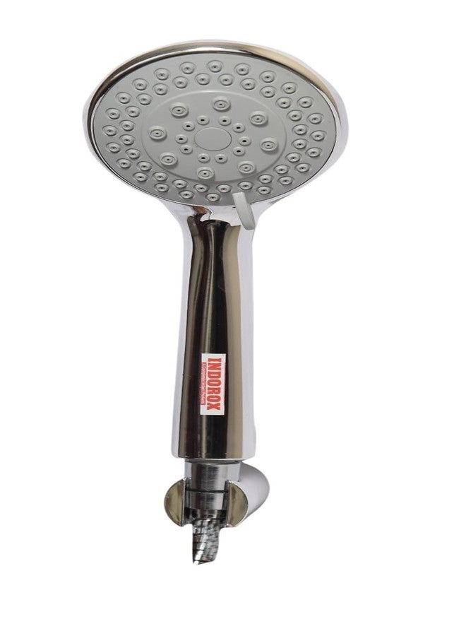 INDOROX Salonica ABS 5-Function Hand Shower with 1.5 Meter Flexible Tube and Wall Hook, Chrome Finishing - Image 4