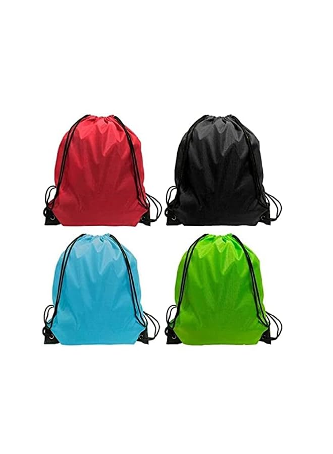 IAF Drawstring Bags Cinch Sacks Backpack Pull String Bags | Durable PU Leather Reinforcement at corners |tote bag Waterproof Drawstring Sports Cycling Backpacks Holiday, Swimming, Beach - Image 2