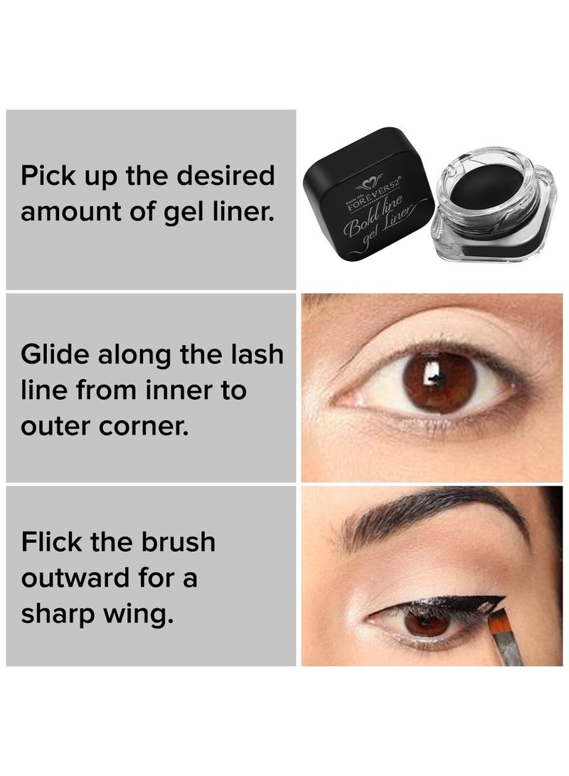فور إيفر52 كحل جل Bold Line - Image 5