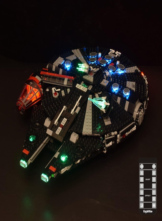 LightGo LED Lighting Kit for Lego 75389 The Dark Falcon Building Set, Not Include Model(Remote Version) - Image 1