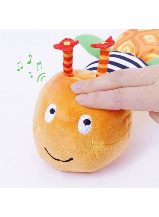 Sozzy Music Sound Paper Baby Doll Soothing Toy For 0-3 Years Old Children Plush Toy Newborn Baby Infant-Color:Green Caterpillar-No Trademark - Image 5