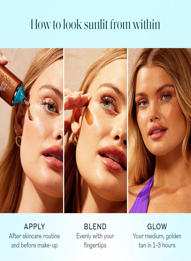 ST.TROPEZ St. Tropez Sunlit Skin Bronzing Tint and Self Tan Face Serum, 1 Fl Oz - Image 5