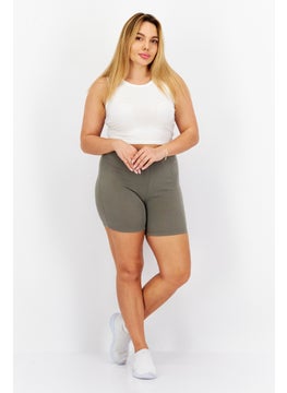 BB Dakota by Steve Madden Women Stripe Pull On Basic Shorts, Dark Grey  - Image 2