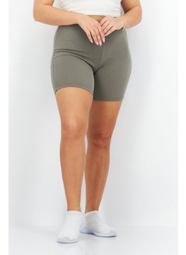 BB Dakota by Steve Madden Women Stripe Pull On Basic Shorts, Dark Grey  - Image 1