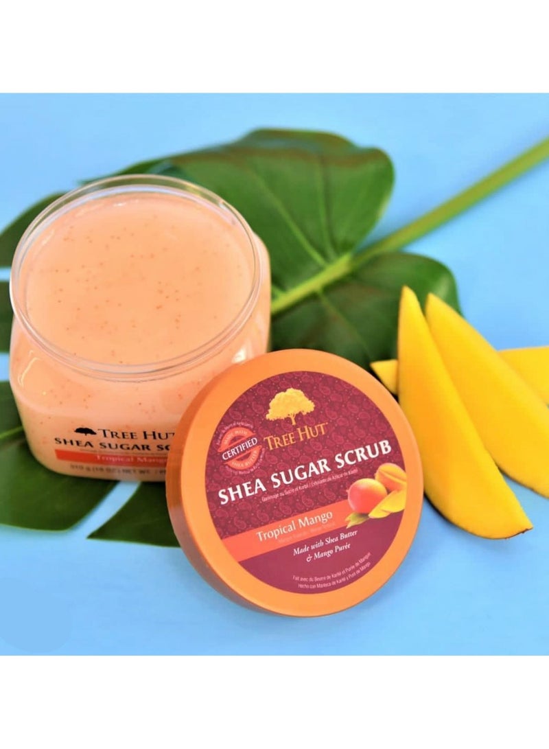 Tree Hut Shea Sugar Scrub, Tropical Mango, 18 Ounce by Tree Hut - Image 3