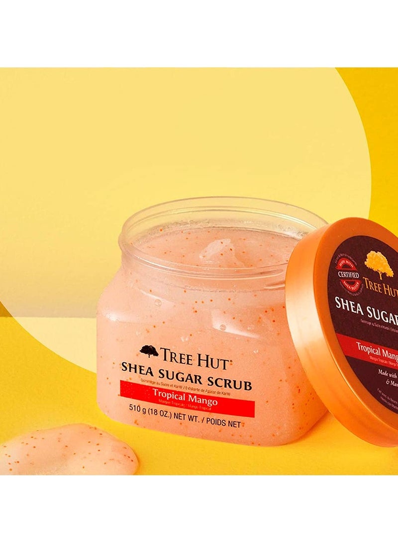 Tree Hut Shea Sugar Scrub, Tropical Mango, 18 Ounce by Tree Hut - Image 2