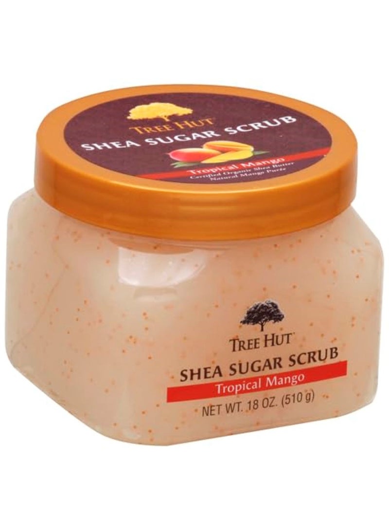 Tree Hut Shea Sugar Scrub, Tropical Mango, 18 Ounce by Tree Hut - Image 1