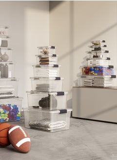 dunya Clear Plastic Storage Box 21.5 Liter  - Image 2