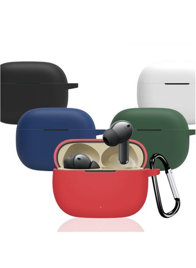 Applicable To Real Me Realme Buds T300 Bluetooth Headset Protective Cover Drop-resistant Dustproof Silicone Soft Cover-Color:Dark Green-Model:Realme - Image 5