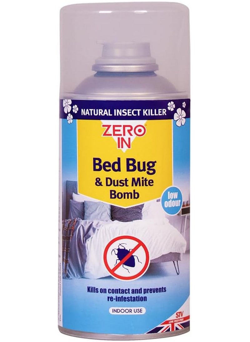 STV - Zero In Bed Bug And Dust Mite Bomb 150 ML - Image 1