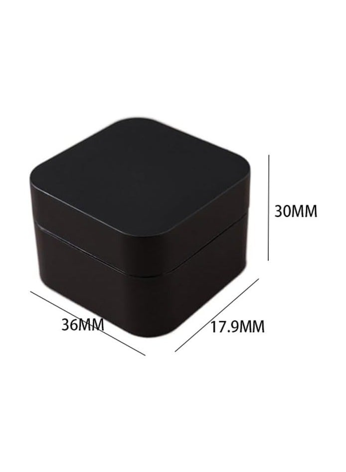 Oasisgalore 4PCS Refillable Cream Jars with Lids, Leakproof Travel Cosmetic Containers - Image 2