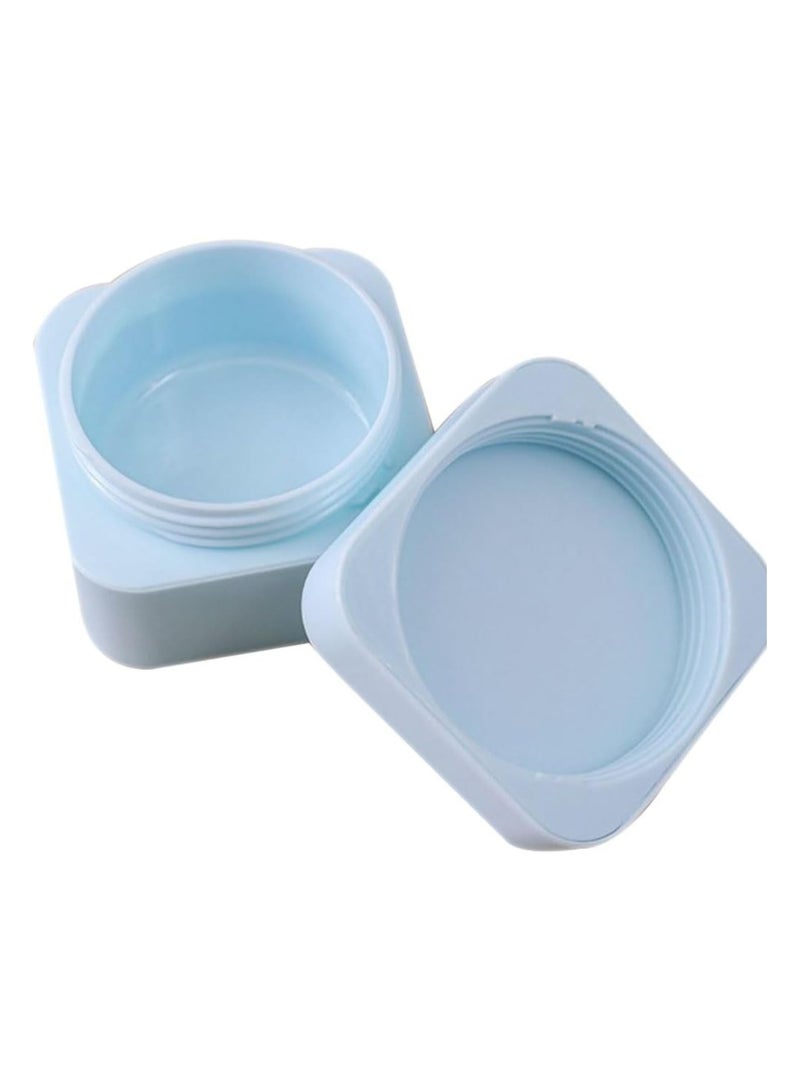 Oasisgalore 4PCS Refillable Cream Jars with Lids, Leakproof Travel Cosmetic Containers - Image 3